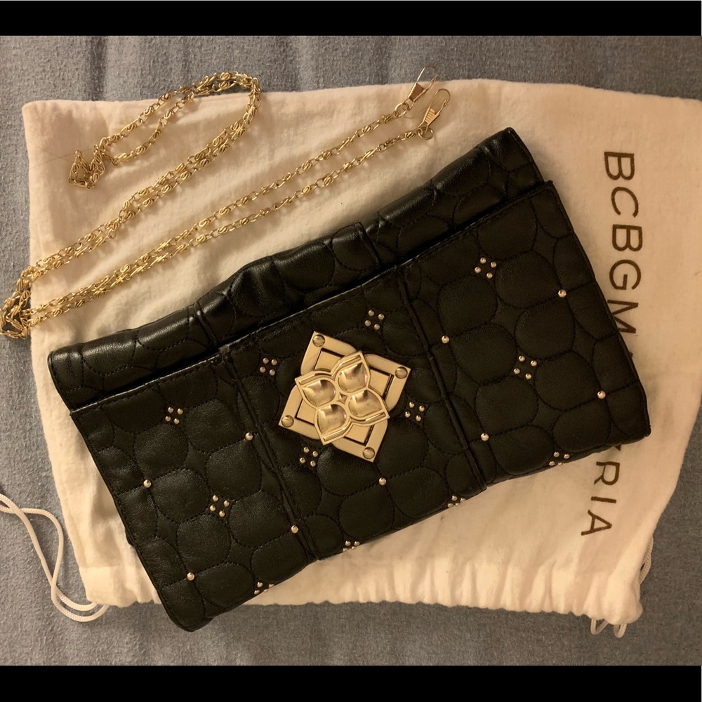 BCBG Studded Clutch